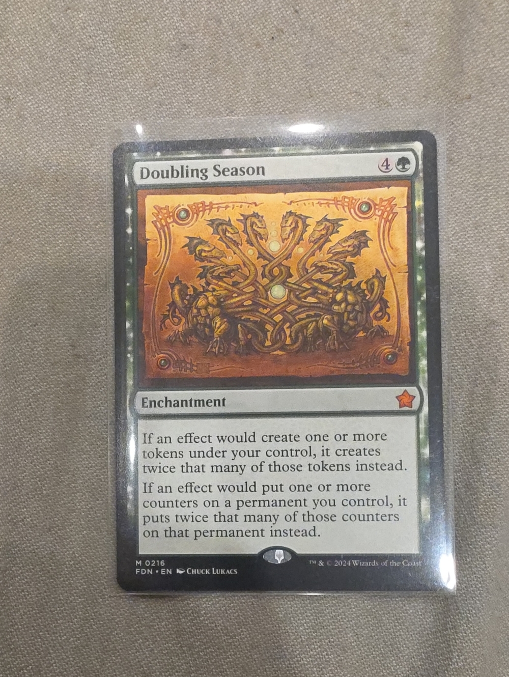 Magic: The Gathering Doubling Season MTG Trading Card